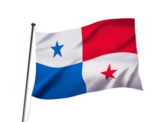 パナマの国旗イメージ、3dイラストレーション