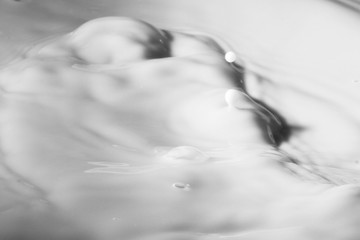 Splash of white liquid or milk