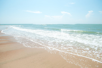 sand of beach at sea