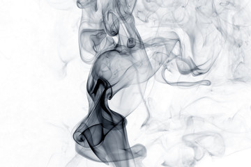Fototapeta premium Smoke abstract in black and white