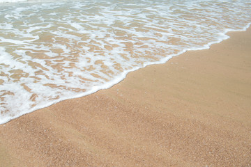 Fototapeta na wymiar sand of beach at sea
