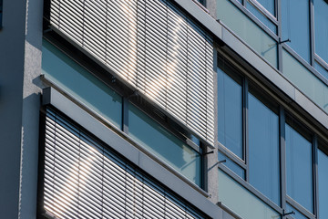windows on modern office building 
