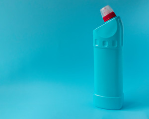 Cleaning products. Bottle with liquid for cleaning floors, windows. House cleaning and disinfection. Spring cleaning at home.