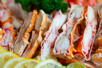 Alaskan king crab © phongthon preuksrira