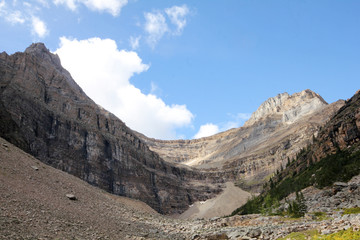Mount Whyte in Alberta, Canada