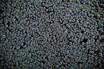 Air bubbles in water. Bubbles background.