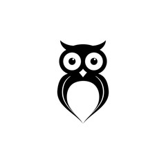 Owl icon isolated on white background. Owl icon in trendy design style