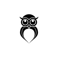 Owl icon isolated on white background. Owl icon in trendy design style