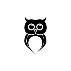 Owl icon isolated on white background. Owl icon in trendy design style