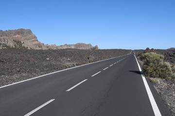 Espagne, Tenerife, la route du El Teide TF21
