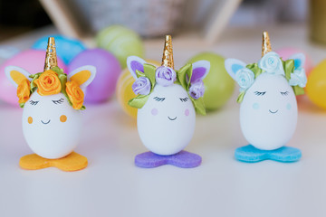 Unicorn Easter eggs