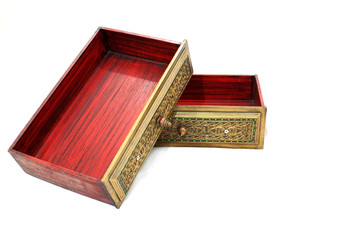 Teak chest of drawers.