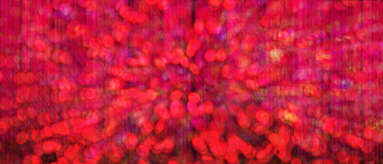 Red lights bokeh  background. Bokeh red background