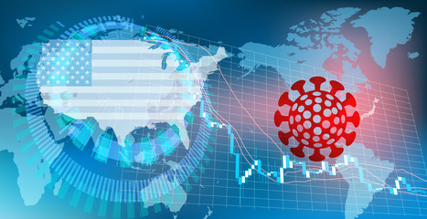 アメリカ経済に影響を与えるコロナウイルス