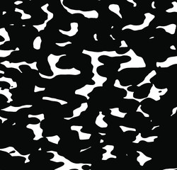 Abstract grunge vector background. Monochrome raster composition of irregular overlapping graphic elements.