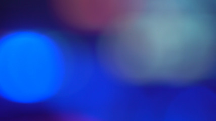 Abstract Blue Lights with Police Style Effects