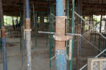 Screw for connecting the scaffold joints, Scaffolding screw base.