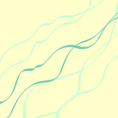 beige vector background with simple ribbons, elegant stripes