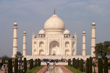 Fototapeta na wymiar the Taj Mahal in India