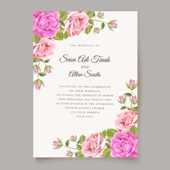 wedding invitation elegant theme template