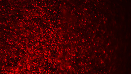 Red Soap Bubbles with a Red Blood Cell Effect or Coronavirus COVID 19