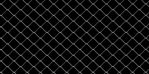 Steel wire mesh on black background. 3d illustration © Rawf8