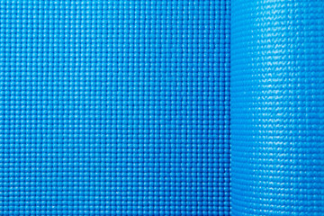 Fototapeta premium blue yoga mat texture