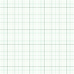 Graph paper used for educational purposes