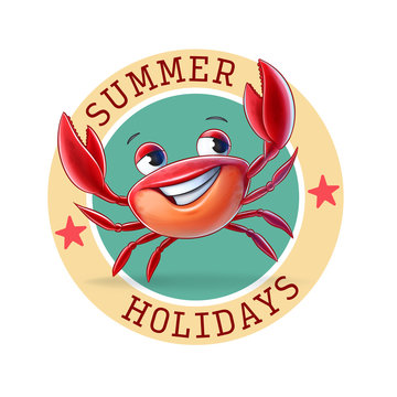 crab badge logo