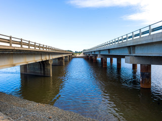 Bridge on National Route 14, in the province of Entre Rios, Argentina