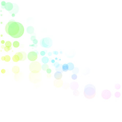Bubbles Circle Dots Unique Colorful Bright Vector Background