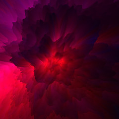 Abstract 3D explosion illustratoin. Colorful graphic design. Hight resolution  creative  background.