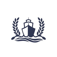 Ship Logo icon symbol ,vector illustration 
