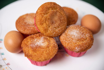 Magdalenas para desayuno casero