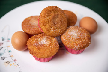 Magdalenas para desayuno casero