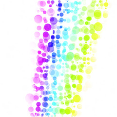 Bubbles Circle Dots Unique Colorful Bright Vector Background