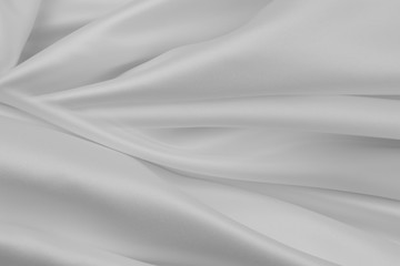 White silk fabric lines