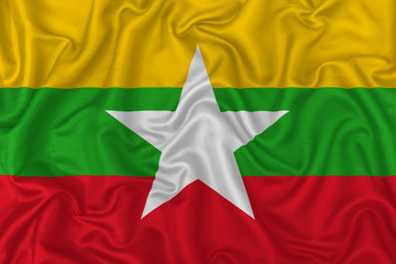 Myanmar country flag