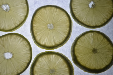 lemon and lime slices