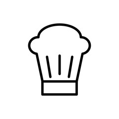 hat chef icon vector template