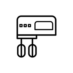 electric mixer icon vector template