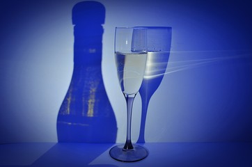 glass of champagne