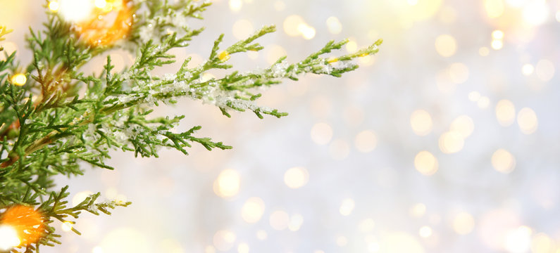 Christmas and New Year holiday background