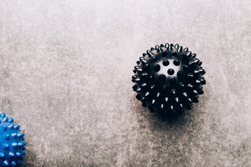 Abstract virus strain model of COVID-19 or Coronavirus