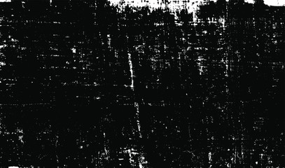 Scratched Grunge Urban Background Texture Vector. Dust Overlay Distress Grainy Grungy Effect. Distressed Backdrop Vector Illustration. Isolated Black on White Background. EPS 10.