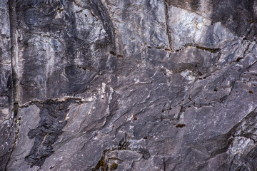 The surface texture of marble rocks