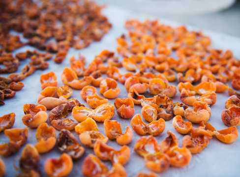 Apricots drying in the sun G&ouml;reme, Cappadocia, Turkey