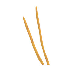 Bread stick illustration. Bread, cracker, bakery. Food concept. illustration can be used for topics like food, bakery, pastries, confectionery shop