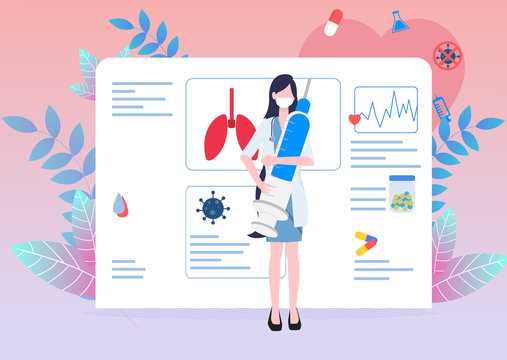 Medical workers illustrations