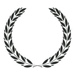 Obraz premium laurel wreath icon, sport design - vector illustration of greenery